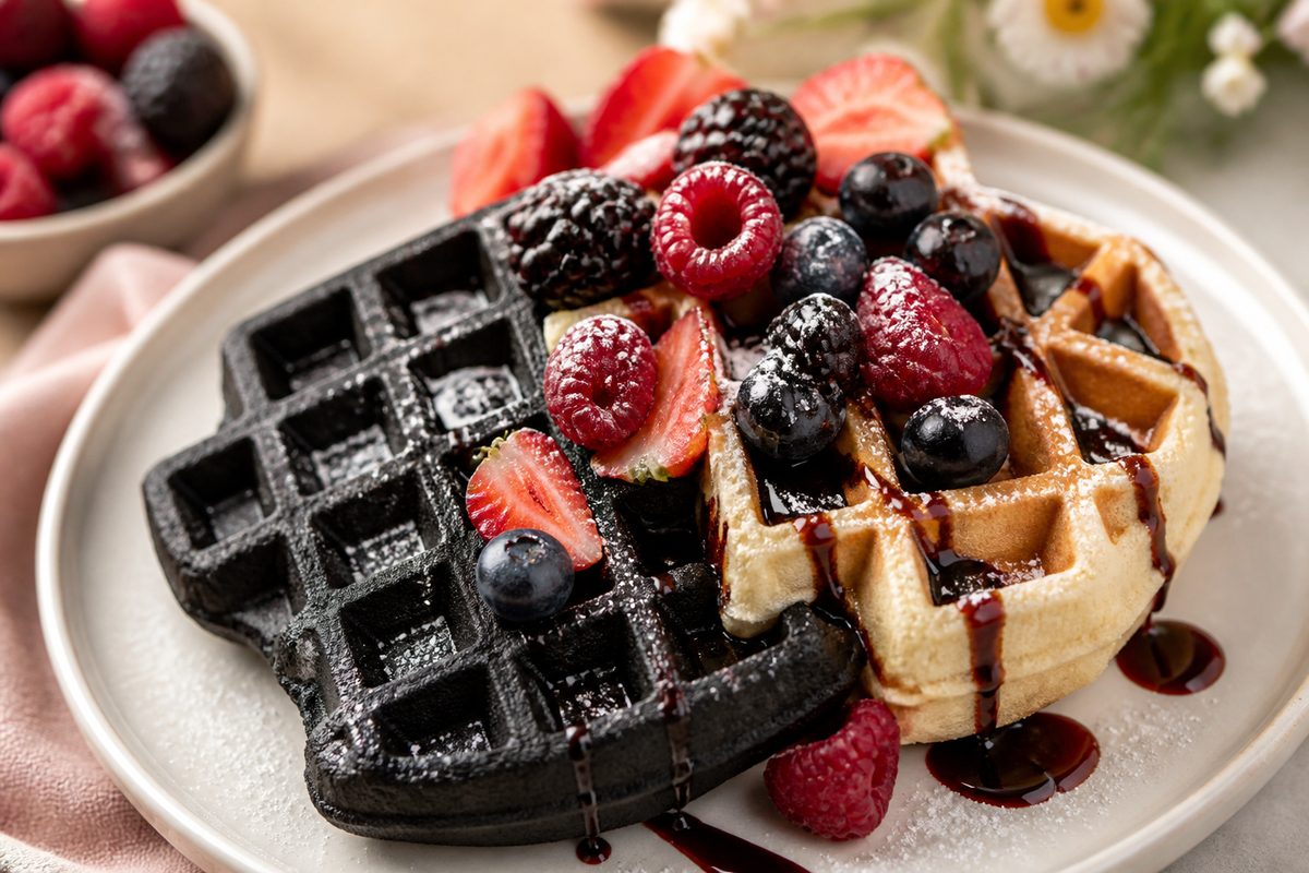 Wafles Black And White